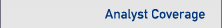 Analyst Coverage